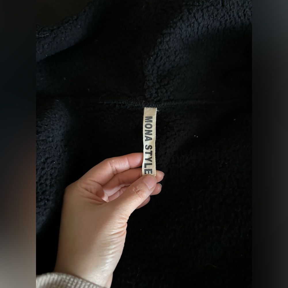 Open front fleece inside - Picture 5 of 6
